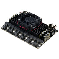 Amplificateur de voiture 100W six canaux TDA7498 de qualité audiophile, classe D, haute puissance, DC 14-36V, 5.1, modèle AA-AB34181, fini