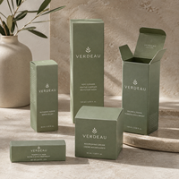 Boîtes d'emballage cosmétiques personnalisées imprimées, boîtes pliantes en carton, boîtes en carton blanc pour crème pour le visage