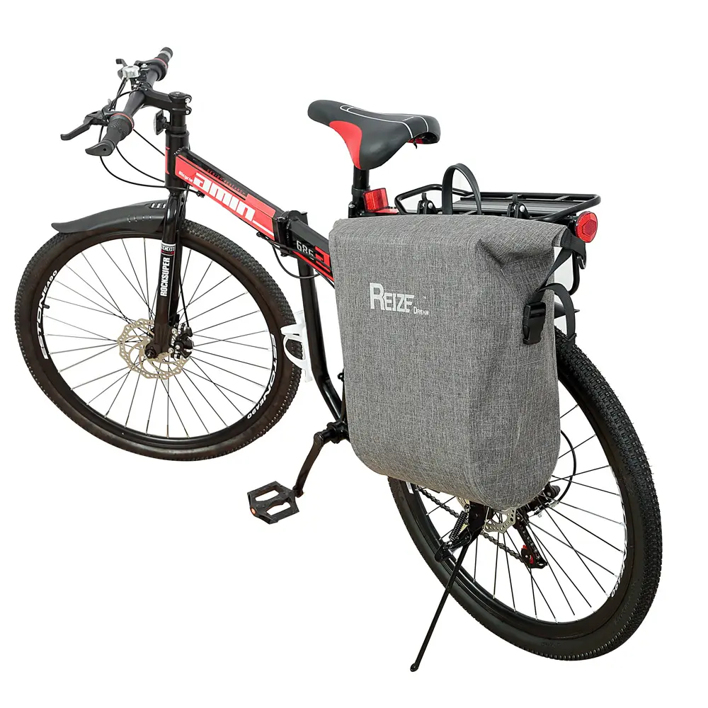 600D TPU bicycle seat bag waterproof saddle pannier bag