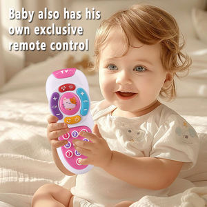 Jouet télécommandé multifonctionnel anglais pour enfants, avec dessins animés, musique et jeux, jouet éducatif pour l'apprentissage, activité sensorielle pour bébés - Product Image 4