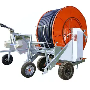 Lage Prijs Slang Haspel Irrigatie Machine Met Beweegbare Sprinkler Voor Landbouwgrond Irrigatiesysteem