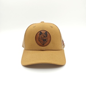 Richardson 112 Trucker Hat Custom Leather Patch Low MOQ Robust Durable <b>Material</b> Sustainable Headwear Piece - Product Image 5