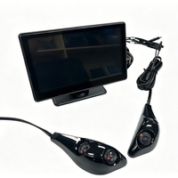 Moniteur IPS 7 pouces AHD avec écran partagé 4 voies, DVR, caméra avant/arrière, double objectif, rétroviseur électronique, vision d'angle mort BSD