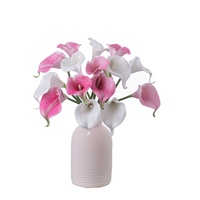 Bouquet de fleurs artificielles mini Calla Lily style INS pour décoration de mariage HYMW01519 – Vente en gros pour la maison, l'hôtel et le bureau