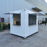 Vente directe usine : Kiosque commercial modulaire préfabriqué pliable de haute qualité pour magasin conteneur, vente en gros OEM ODM