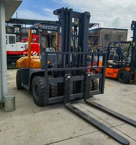 Buenas condiciones de trabajo <span class=keywords><strong>TCM</strong></span> <span class=keywords><strong>FD70</strong></span> Carretilla elevadora de segunda mano 7 Ton Carretillas elevadoras <span class=keywords><strong>TCM</strong></span> originales de Japón para la venta - Product Image 4