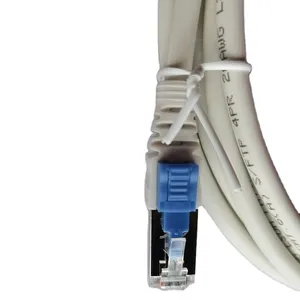 Rj45 stp 1 pie cat6 cable al aire libre con llave de bloqueo de 1000ft 0,75 m