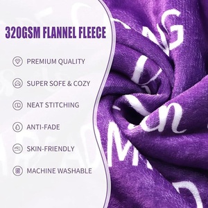 Coperta Ti Amo fino alla Luna e Ritorno, per Moglie e Figlia, Coperta con Scritta in Flanella e Pile, Regalo per la Festa della Mamma - Product Image 5