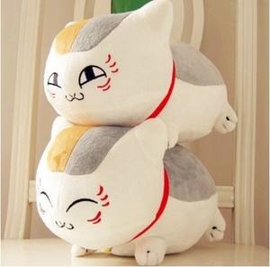 Muñeco de Anime de felpa de gato, juguete de Navidad, <span class=keywords><strong>Nyanko</strong></span> Sensei, relleno, felpa, personaje de TV y película, sombra trasera, Gato PP, GUANYUE - Product Image 1