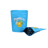 Stock refermable Blue Candy Doypack 3.5G sac en plastique recyclable de qualité alimentaire fermeture éclair mylar odeur preuve support pochette gravure imprimée