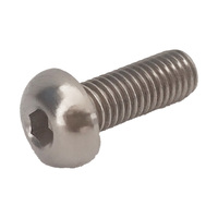 Baut Titanium GR5 M5*15mm Harga Pabrik Baut Kepala Tombol Hex Socket Laris Manis Sekrup Allen Kepala Setengah Bulat