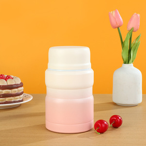 Mini Portable 304 Stainless Steel Water Bottle <b>Containers</b> Milk Breakfast Cup Double Walled Hoted <b>Food</b> Flask - Product Image 6