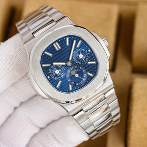 Reloj Mecánico Automático de Lujo Multifunción de Acero Inoxidable con Cristal de Espejo, Resistente al Agua hasta 100 m, Luminoso, de 40 mm - Product Image 4