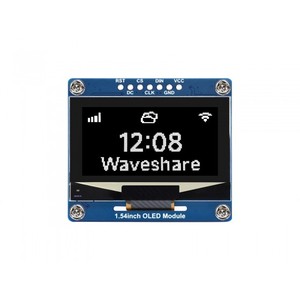 โมดูลจอแสดงผล OLED ขนาด 1.54 นิ้ว, ความละเอียด 128x64, การสื่อสารแบบ SPI / I2C - Product Image 6