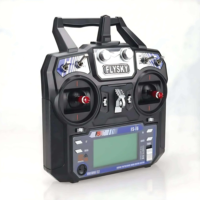 Télécommande Flysky I6 FS-I6 2.4G 6CH, contrôleur FS-IA6 IA6B pour hélicoptère RC, avion, drone et accessoires de produits UAV DIY