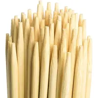 Bastoncini di bambù rotondi naturali bastoncini di zucchero filato Barbecue spiedino pacchetto personalizzato