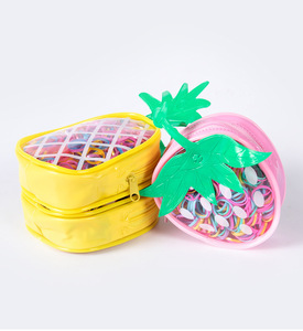 Túi <span class=keywords><strong>tote</strong></span> nữ thời trang thân thiện với môi trường chất liệu PVC trong suốt hình quả dứa có khóa kéo, quai đeo đơn, dễ mang theo, thích hợp làm quà tặng - Product Image 4