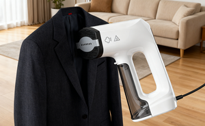 Plancha de vapor al vacío portátil eléctrica en idioma francés para uso doméstico hecha de plástico con embalaje de caja de regalo de garantía de 1 año - Product Image 6