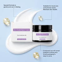 Krim Wajah Label Pribadi Khusus Zinc Acne Blemish Repair Soothing Moisturizer Anti Kemerahan MOQ 100