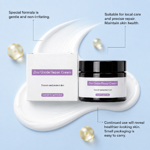 Crema Facial Personalizada <span class=keywords><strong>de</strong></span> Marca Privada <span class=keywords><strong>con</strong></span> <span class=keywords><strong>Zinc</strong></span> para Reparación <span class=keywords><strong>de</strong></span> Acné y Manchas, Humectante Calmante y Anti-Escarces, MOQ 100 - Product Image 5
