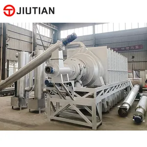 Biomass Biochar Pyrolysis Equipment Coconut Shell Continuous Carbonization Machine