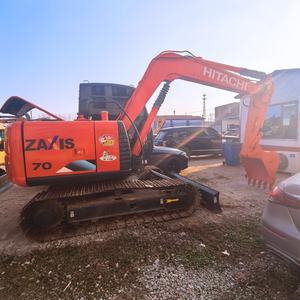 Mini Escavadora Original Usada do Japão 7ton <span class=keywords><strong>HITACHI</strong></span> ZX70 Mini Escavadora <span class=keywords><strong>Hitachi</strong></span> 70 Escavadora de Esteira à Venda - Product Image 1