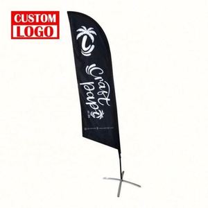 Large Custom Designed Water Base Beach <b>Flag</b> for Event Advertising Cheap Promotional <b>Flags</b> for Sale - Product Image 1