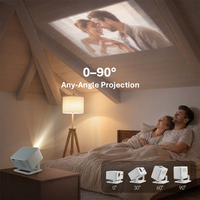 Proyector Hotack X4AA Full HD 1080P para Cine en Casa, Juegos, 4k, Smart Android, TV, Camping y Exteriores