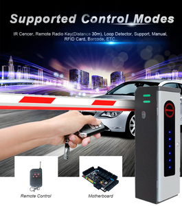 Rfid ile akıllı Servo aktüatörlü uzaktan kumanda otomatik park sistemi güvenlik kolu bariyeri demir bariyer - Product Image 6