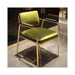 เก้าอี้ผ้ากำมะหยี่หรูหราหรูหราที่บ้านเก้าอี้เลานจ์เป็นครั้งคราวหรูหราสไตล์อิตาลีห้องนั่งเล่นหรูหรา - Product Image 1