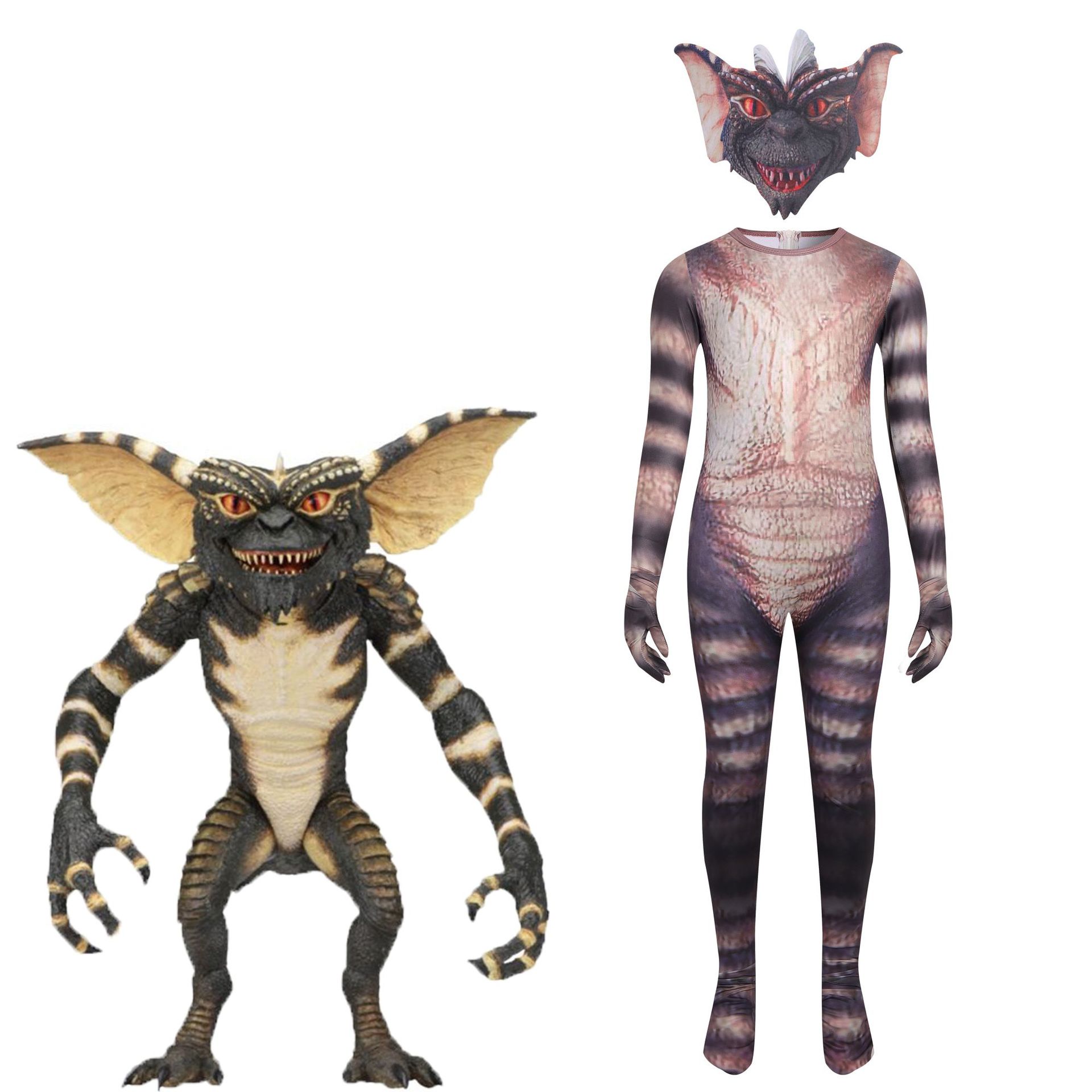 Costume Halloween Bébé – Grenouillère Monstre Mignon (orange, 0-12 Mois)