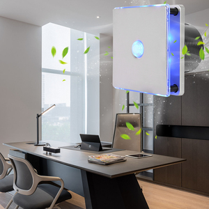 New Style LED Bathroom Vent Fan with Humidity Sensor Electric Exhaust Fans with Over-run <b>Timer</b> OEM & ODM Supported - Product Image 5