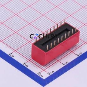 TE-09 DIP Switch Through hole Component (THT) Switch ( Number of Switch Sections: 9-Bit )( Lead Spacing: 2.54mm ) - Product Image 2
