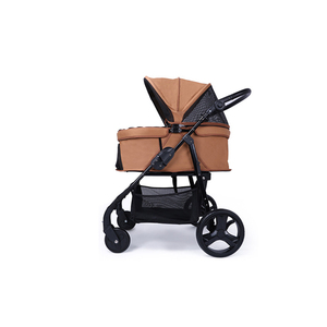 पालतू पशुओं की आपूर्ति निर्माताओं प्रत्यक्ष बिक्री पालतू घुमक्कड़ कुत्ता बिल्ली पिंजरे वाहक यात्रा pushchair foldable 1 में 3 सीट - Product Image 3