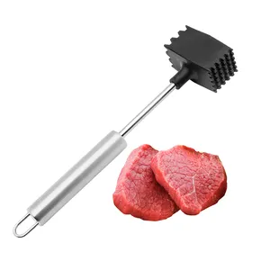 Gadgets De Cozinha Pounder De Carne De Aço Inoxidável Amaciante De Carne De Aço Inoxidável Martelo De Bife De Carne