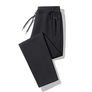 <span class=keywords><strong>Pantalon</strong></span> de sport décontracté pour <span class=keywords><strong>homme</strong></span> en pur coton, automne-hiver, ample, <span class=keywords><strong>grande</strong></span> <span class=keywords><strong>taille</strong></span>, tricoté, <span class=keywords><strong>taille</strong></span> mi-haute, doublé polaire, droit, respirant - Product Image 4