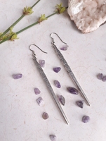Longues boucles d'oreilles tribales bijoux marocains berbère argent plaqué boucles d'oreilles à pointes Maroc Boho bijoux ethnique surdimensionné Festival