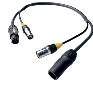 FCONNR PowerCon Black True1 <strong>Ethercon</strong> 3*2.5MM^2 Plus Cat5e FTP Combi Combo Hybrid Cable - Product Image 2