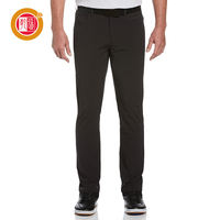 Vente en gros de pantalons Chino en coton pour hommes, marque de haute qualité, Slim Fit Sport Streetwear, pantalon de Golf de couleur unie avec poches latérales