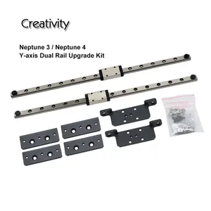Creativity Neptune 3/3-PRO/4/4-PRO Y-Axis Linear Guideway Upgrade Kit MGN9H 315MM Dual Linear Guideway