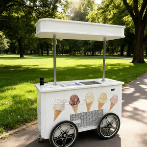 Carrito de Comida Rápida para Helados, Remolcable, Resistente a la Oxidación, Carrito de Catering Móvil para Exteriores - Product Image 1