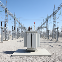 Transformateur de distribution triphasé immergé dans l'huile S11-M-50kVA 10kV vers 400V 50/60Hz à bobinage en couches