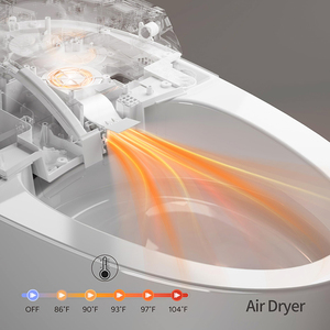<span class=keywords><strong>Toilette</strong></span> intelligente australienne Watermark avec bidet intégré, capteur au pied, siège chauffant, télécommande, veilleuse, <span class=keywords><strong>toilette</strong></span> automatique - Product Image 3