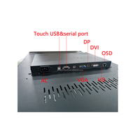 Écran tactile infrarouge 32 43 49 pouces 1920x1080 10 points multi-touch VGA USB pour machine d'arcade et kiosque