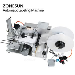 Zonnesun — <span class=keywords><strong>etiqueteuse</strong></span> de bouteilles rondes Semi-automatique TB-60, appareil de dépose adhésif pour pot en verre et <span class=keywords><strong>plastique</strong></span> - Product Image 5