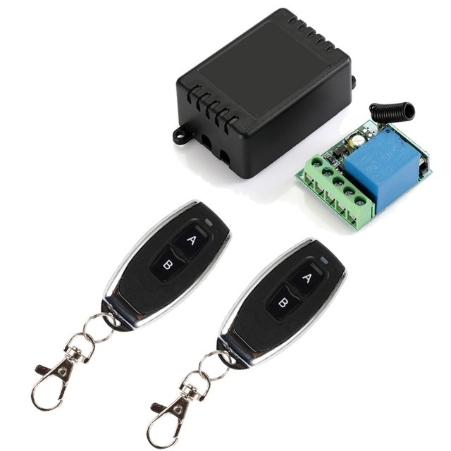 433Mhz DC 12V 5V-60V 1CH Universal Wireless Remote Control Switch Relay Receiver Module RF Transmitter 433Mhz Remote Control