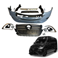 Grille de pare-chocs avant style AMG Star Sky, modification de voiture, grille de radiateur compatible avec Mercedes Benz Sprinter W907, kit carrosserie, accessoires