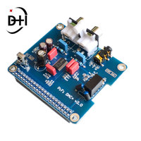 Módulo de Tarjeta de Sonido DAC+HIFI PIFI Digi, Interfaz I2S para Raspberry Pi 3 2 Modelo B B+, Placa Digital Pinboard V2.0 SC08
