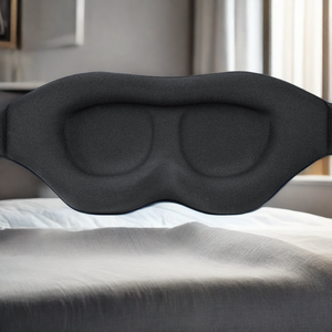 100% Silk 3D Weighted Contorneada Eye Cover Block Máscara <span class=keywords><strong>para</strong></span> <span class=keywords><strong>dormir</strong></span> con extensiones de pestañas postizas <span class=keywords><strong>para</strong></span> mujeres y hombres Yoga Travel - Product Image 4