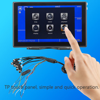 Pantalla para Vehículo DVR HD IPS de 10.1 Pulgadas |   Monitor con 6 Entradas de Video y Pantalla Dividida